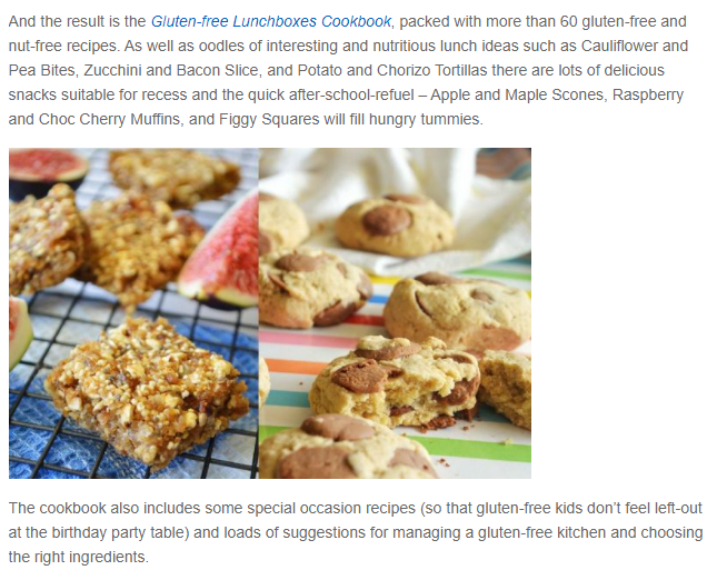 Babyology's review of Gluten-free Lunchboxes e-Cookbook 3